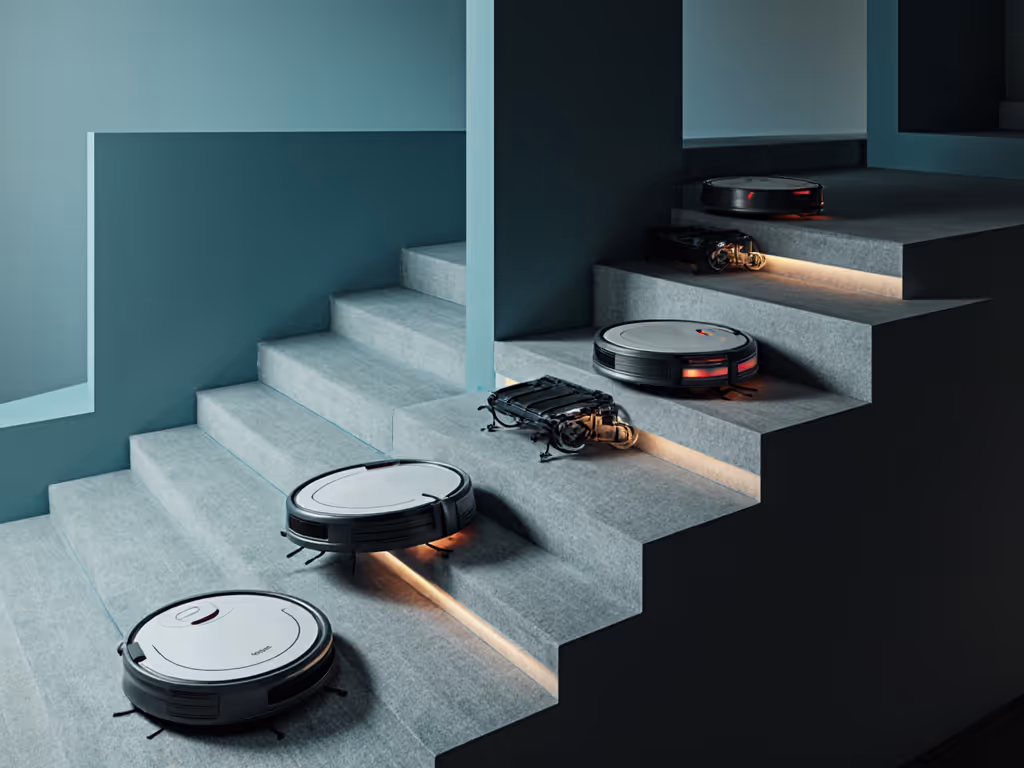 stair_climbing_robot_vacuum_on_stairs_concept