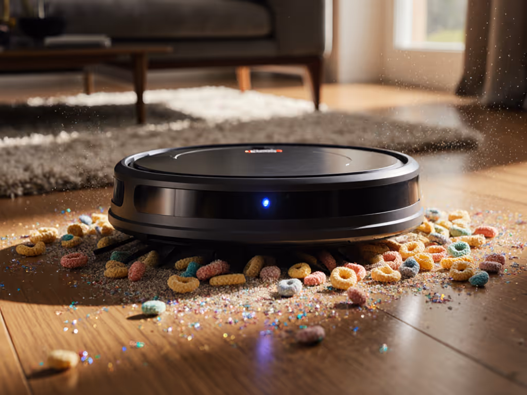 Robot Vacuums vs Micro Debris: Sand Glitter Cereal Cleanup Scored