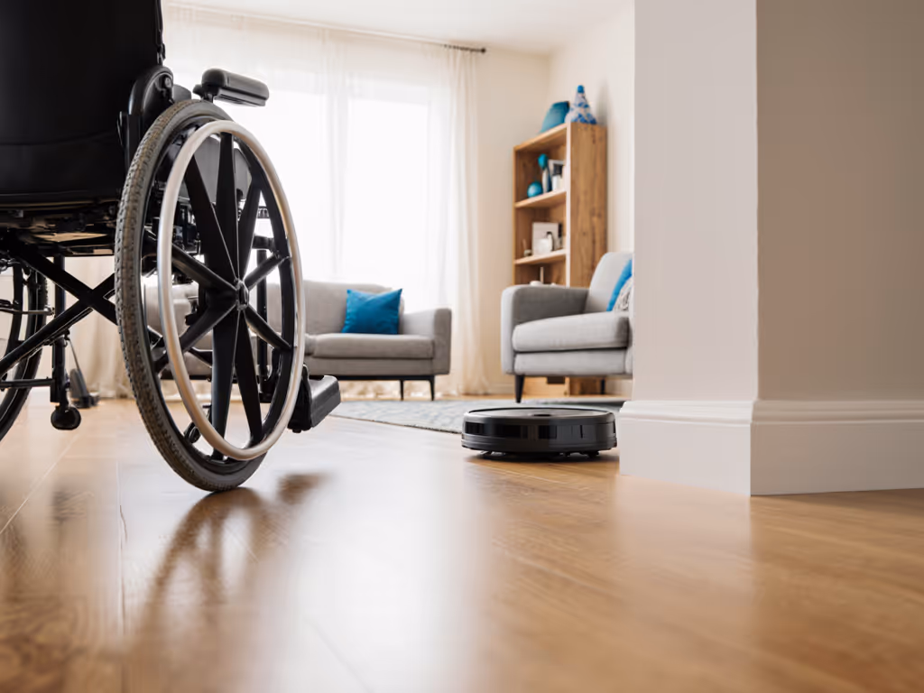 Clean Paths, Not Obstacles: Robot Vacuum Guide for Wheelchair Homes